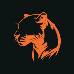 vector tiger head