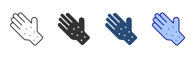 Allergy Icon Set. Designed In Multi Style