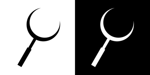 magnifying glass logo
