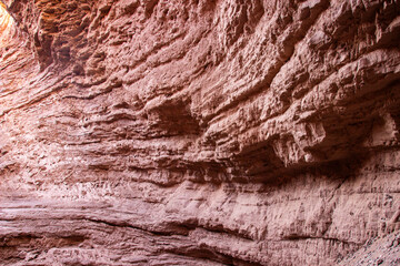Formaciones rocosas erosionadas en la Quebrada de las Conchas, Salta, Argentina
