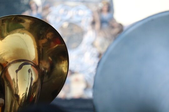 old brass bell