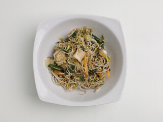 Stir fried vegetables in a bowl