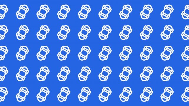 Blue and white pattern design with figure eight knots, ideal for nautical themes, marine industries, or decorative backgrounds and prints.