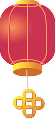 Red Chinese Lantern Illustration