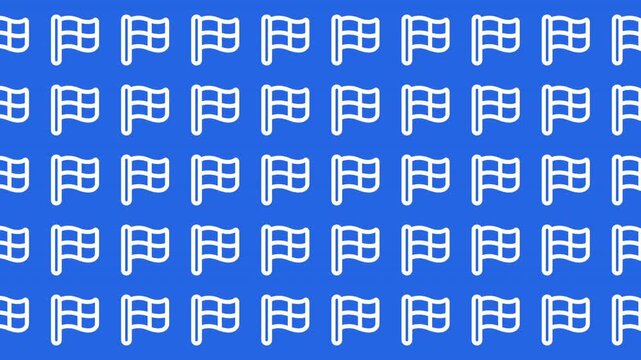 Ideal for designs with a nautical or patriotic theme, the white flags on a blue background pattern adds a crisp, clean touch.