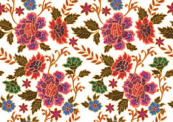 Indonesian batik motif, Batik is a technique of wax-resist dyeing applied to whole cloth, or cloth made using this technique originated from Indonesia