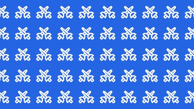 Repeating white scissors on blue, perfect for backgrounds, stationery, crafts, hair salon branding, fabric, and creative design projects.