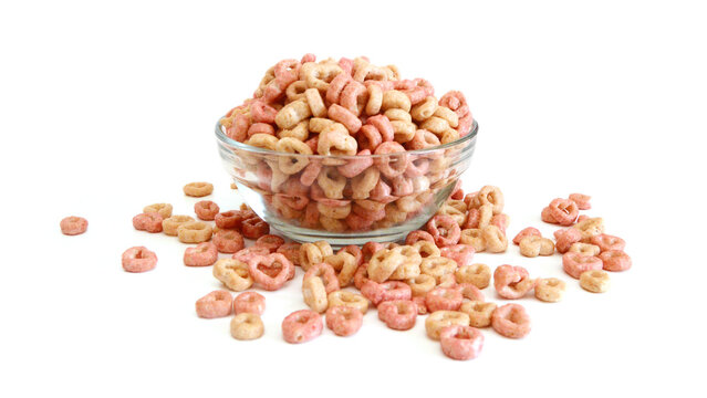 Delicious and nutritious fruit cereal loops flavorful, healthy and funny addition to kids breakfast