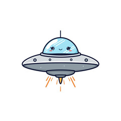 Cute UFO Design Very Cool