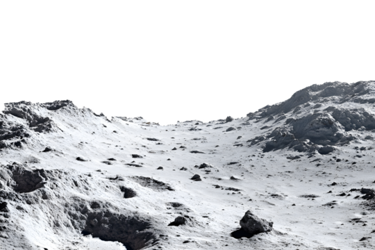 Explore the desolate, rocky terrain of an alien planet, a vast, untouched landscape for your sci-fi projects.