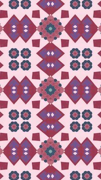 seamless looping animation, Multicolor Abstract 