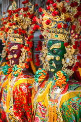 the ornate statue of General Qian Li Yan (Thousand-Mile Eye), one of the two Divine Guardians of Mazu (Goddess of the Sea) © River Ho