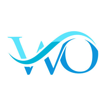 Stylized "WO" logo features a dynamic design with a flowing