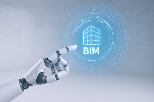 Robot Hand Interacting with BIM Interface: Future of Building Information Modeling and Automation