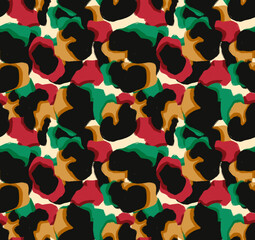 Leopard pattern design, illustration background