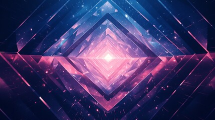 Wallpaper background illustration poster in light and shadow, Jewelry and diamond theme, Korean KPop style, purple, pink and black