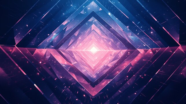 Wallpaper background illustration poster in light and shadow, Jewelry and diamond theme, Korean KPop style, purple, pink and black