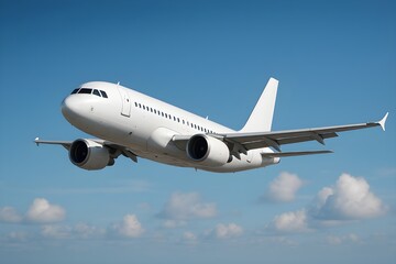 Fototapeta premium airplane in the blue sky