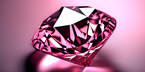 pink crystal heart