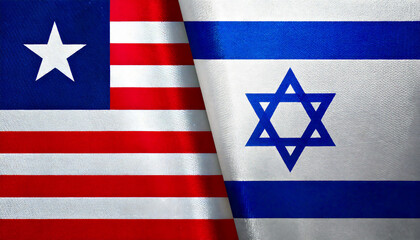 イスラエルの国旗とリベリアの国旗(Israel Flag & Liberia flag.)
