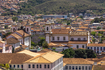 Fototapeta premium mirante na cidade de Mariana, Estado de Minas Gerais, região da Estrada Real
