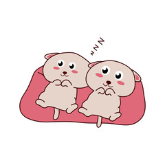 cute gray cat sticker for children