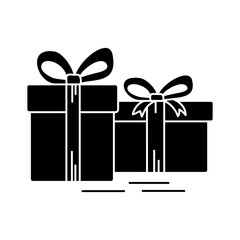 Gift Icon Black