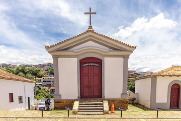 igreja na cidade de Mariana, Estado de Minas Gerais, região da Estrada Real