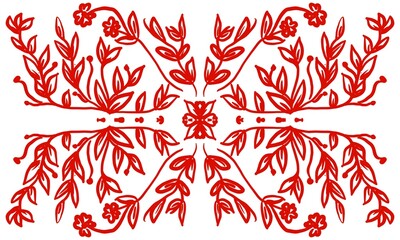 Abstract color background and copy space for text with flower