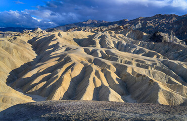 Evening view of mountains at Zabriskie Point, Death Valley National park, California, USA