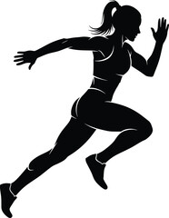 Female Runner Sprinting Silhouette Vector Illustration

Female Runner Sprinting Silhouette Vector