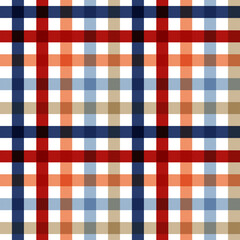 red and white checkered tablecloth