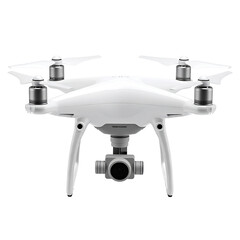 Modern Aerial Observer: A pristine, contemporary drone showcases technological innovation and the evolving landscape of aerial photography and surveillance.