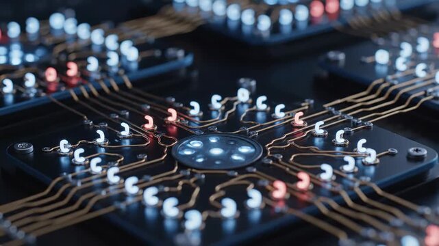 Quantum Computing Processor Visualization