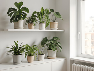 A Modern, Bright, Urban Jungle Indoor Garden