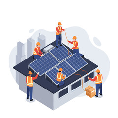 Rooftop Solar Installers Working Together