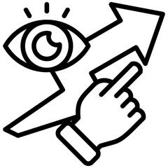 Vision  Icon Element For Design