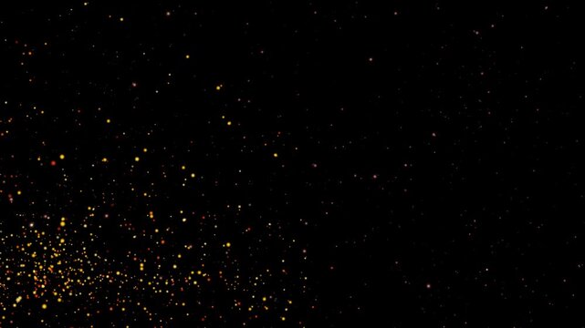 Abstract Futuristic Particle Wave Background. 4K video Resolution. This video includes a transparent Alpha Channel. ProRes 4444.
