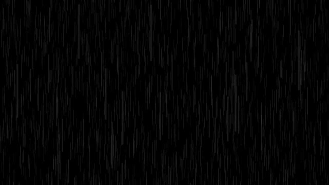 Heavy rain drop in rainy season effect on black screen, Falling raindrops footage animation in realtime on black background,
Abstract rain streaks animated overlay, transparent 4K video,