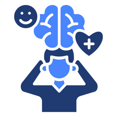 Mental Health  Icon Element For Design