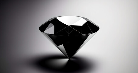 diamond on black background