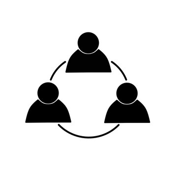 A collection of people icons representing group sizes. Perfect for use in demographics, social media, and team concepts.