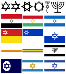 Jewish Flag and Symbols