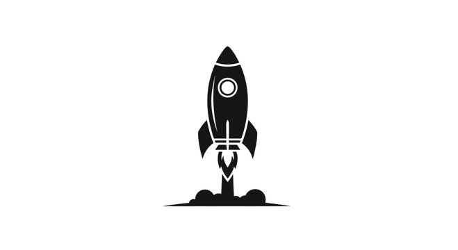 Dynamic rocket launch signifies ambitious growth, innovation, and reaching new frontiers in business and technology
