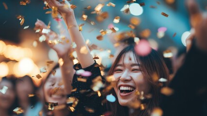 Obraz premium A culture filled with fun and shared celebrations energizes employees, sparks camaraderie, and builds a joyful environment where everyone feels included. 