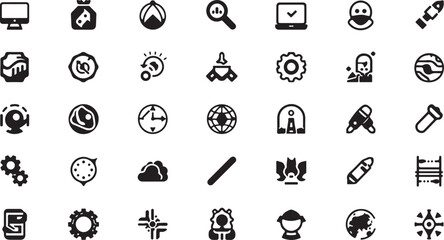 Vector icon set illustration design of zodiac signs and symbols for business web