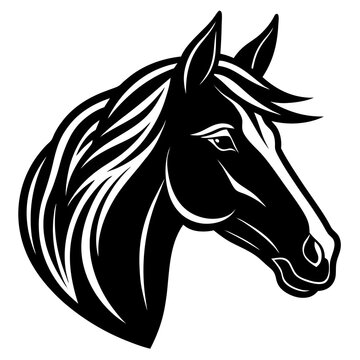 horse head silhouette