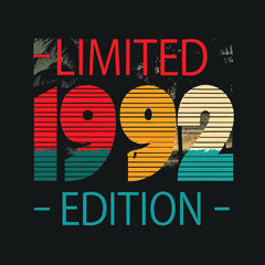 Limited Edition 1992 Dark Retro Design