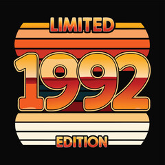 Limited 1992 Vintage Sunset Stripes