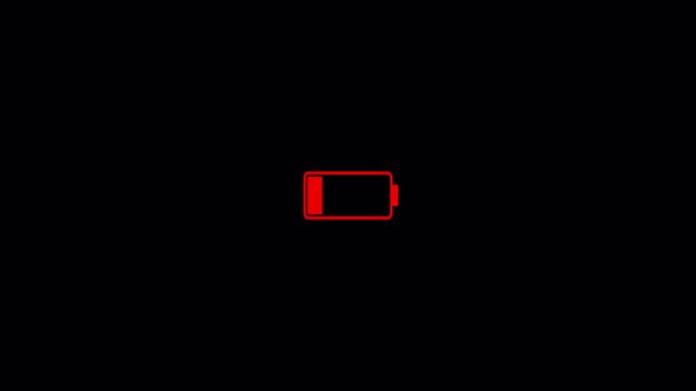Warning Blink Animation Alpha Transparent Loop 4K